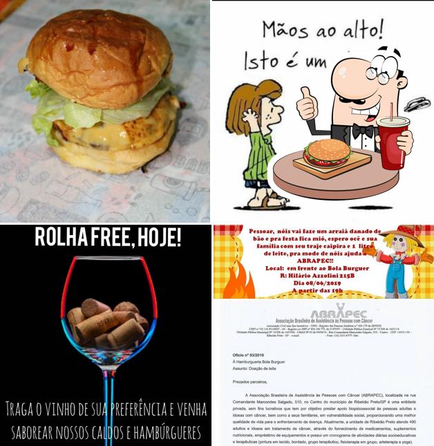 Experimente um hambúrguer no Bola Burguer