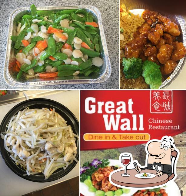 Food at Great Wall Chinese Restaurant