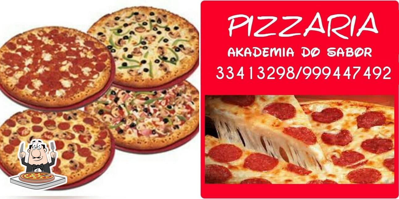 Experimente pizza no Pizzaria akdemia do sabor