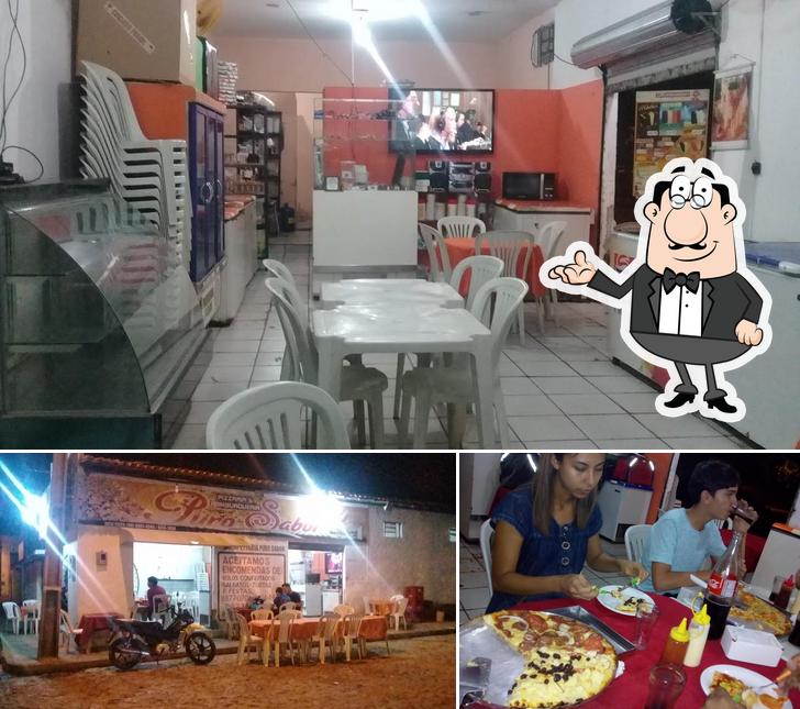 Veja imagens do interior do Pizzaria Puro Sabor - Por trás do D'Frango