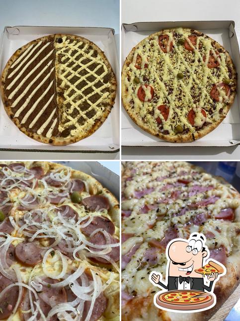 Consiga diversos variedades de pizza