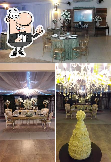 O interior do Praia Eventos