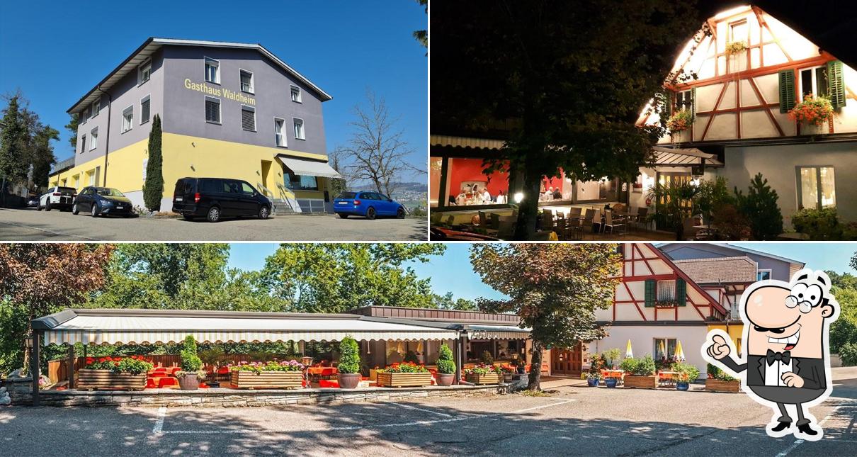 Gli esterni di Restaurant-Hotel Waldheim