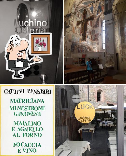 Gli interni di Luck Luchino Osteria