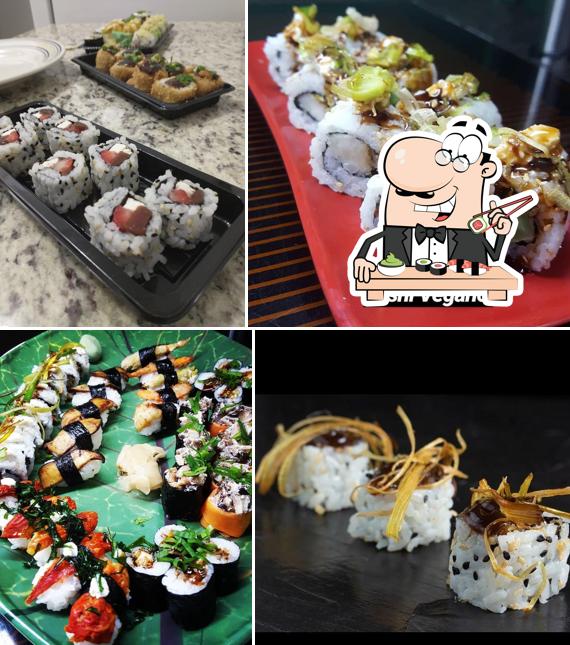 Peça diversas opções de sushi