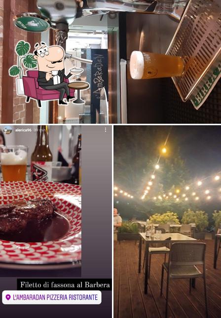 Gli interni di L'Ambaradan Pizzeria Ristorante