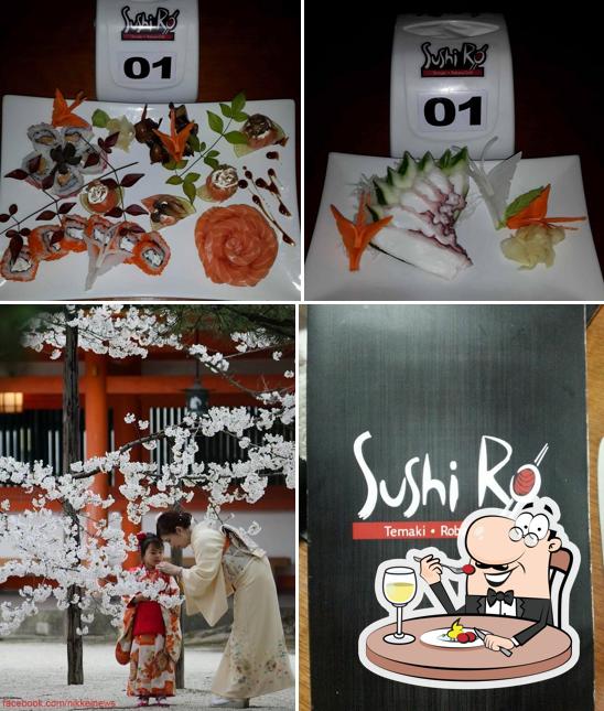 Comida em Sushi Ro