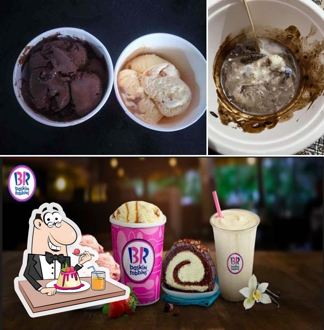 Baskin Robbins - Ice Cream Desserts provides a number of sweet dishes