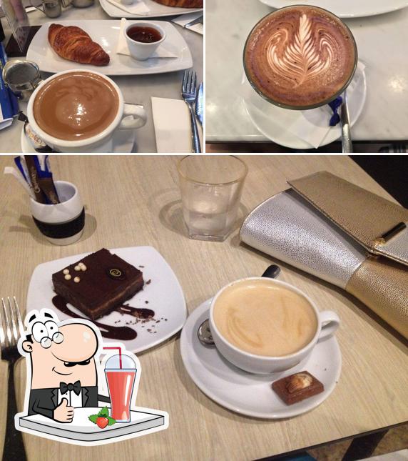 Enjoy a drink at Guylian Belgian Chocolate Café