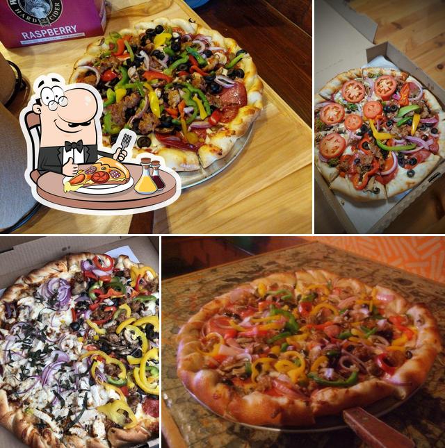 Try out pizza at Blind Onion Pizza & Pub