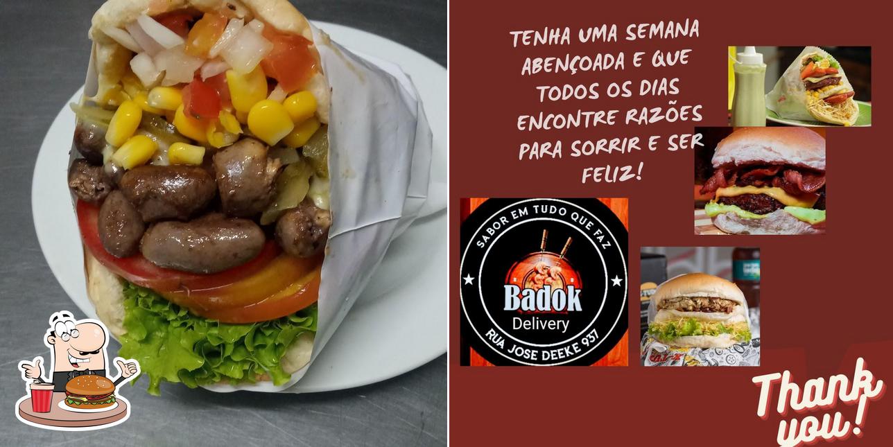 Consiga um hambúrguer no Badok - Restaurante !!!Almoço/ Marmitex e Delivery de lanches