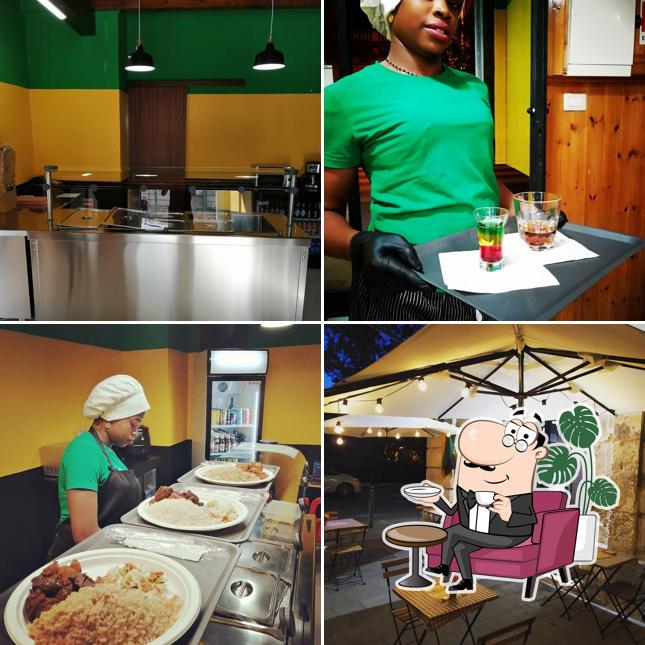 Gli interni di Emberlee Jamaican food take away - restaurant
