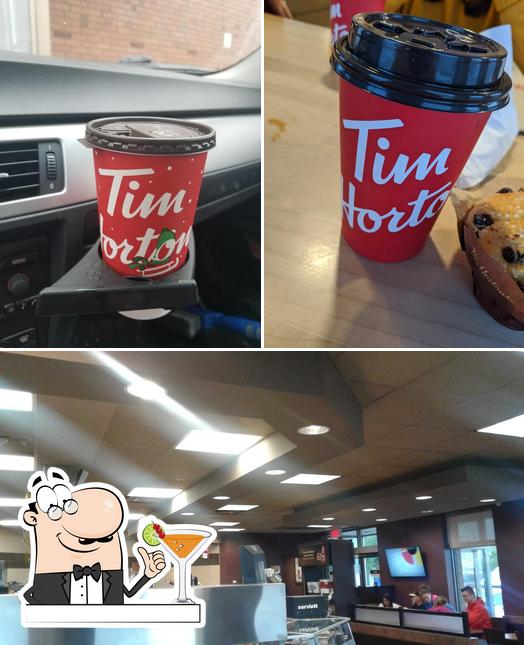 L’image de la boire et intérieur concernant Tim Hortons