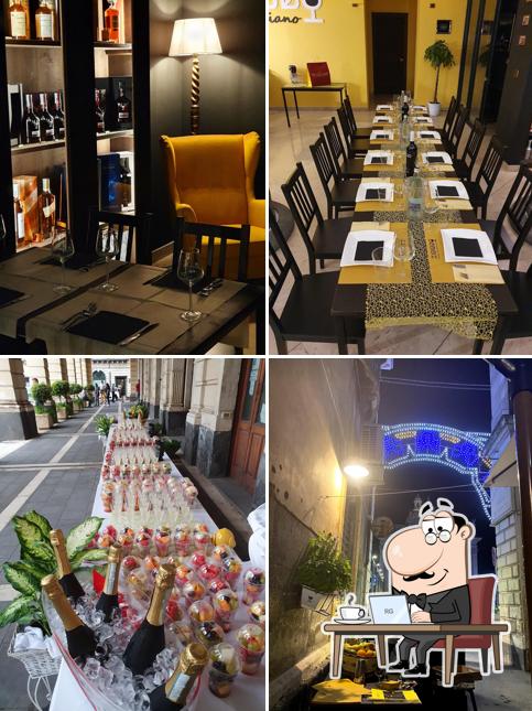 Gli interni di Zibibbu Lusso Siciliano Enoteca Drink Shop Aperitivo