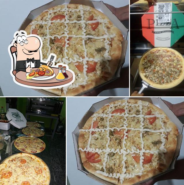 Experimente pizza no Pizzaria Point Do Jacare