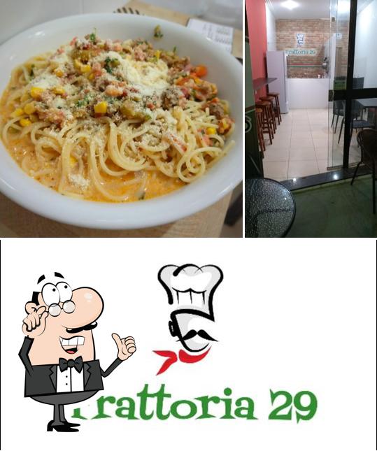 O interior do Trattoria 29