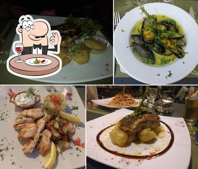 Food at Olivo Restaurant