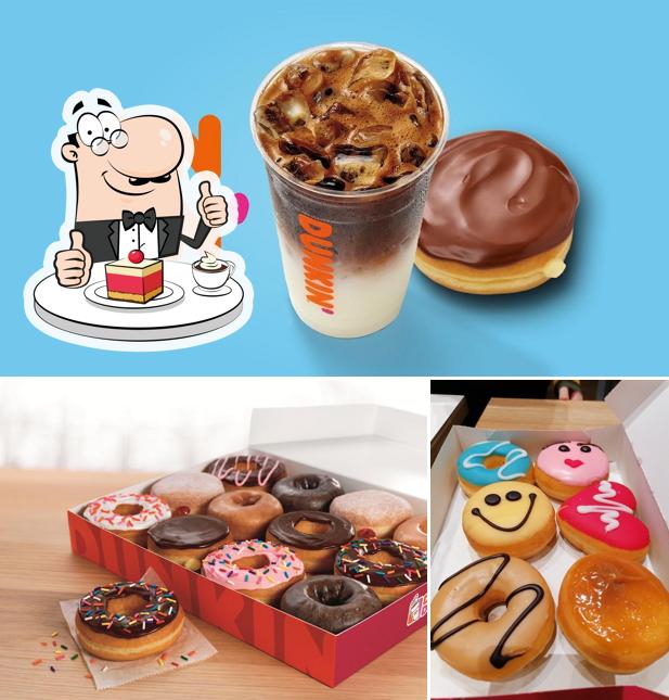Dunkin' Donuts Luzern serve un'ampia selezione di dolci