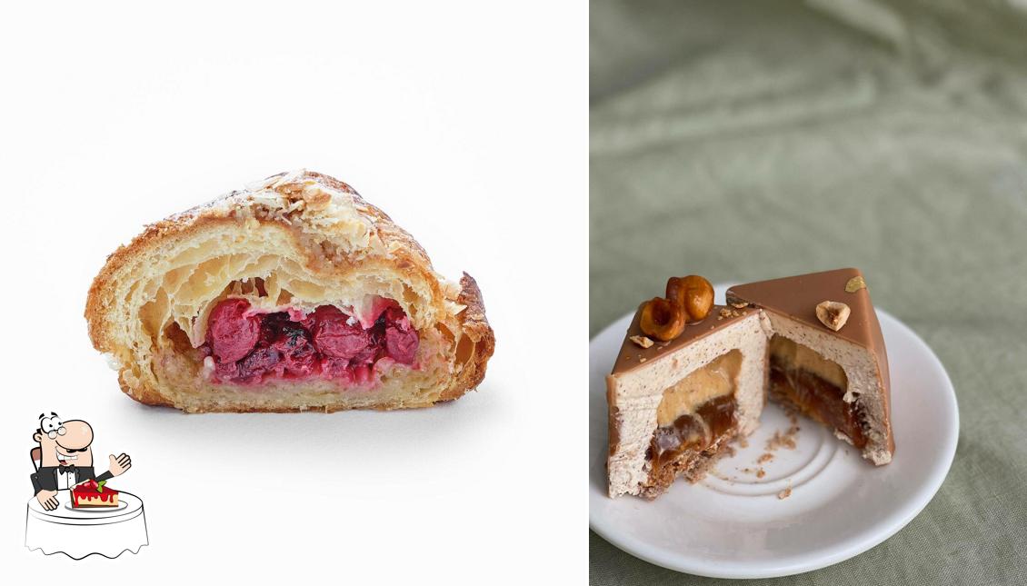 Saint Croissant provides a selection of sweet dishes