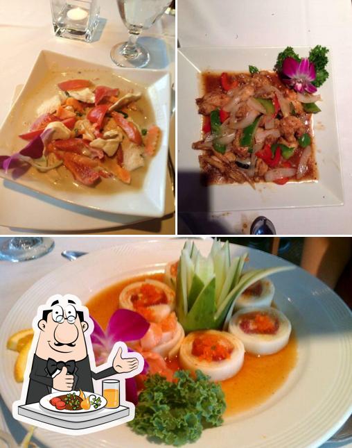 Platos en Bangkok Sushi