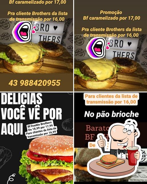 Get a burger at Brother's Burger