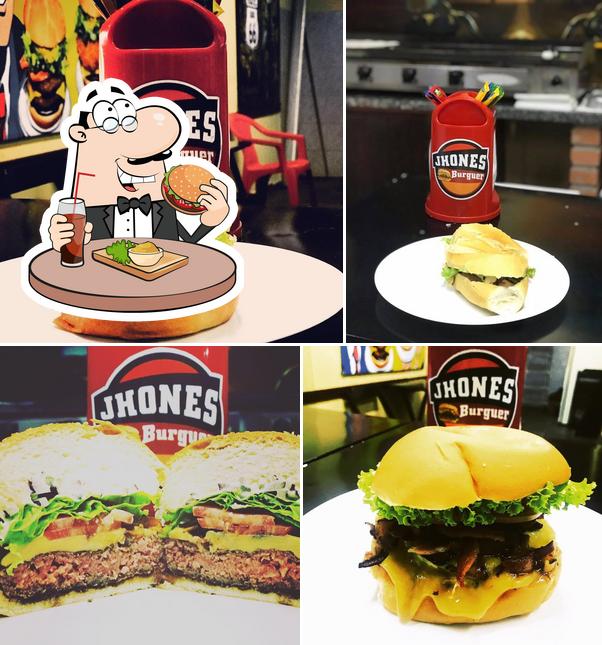Order a burger at JHONES BURGUER LANCHES