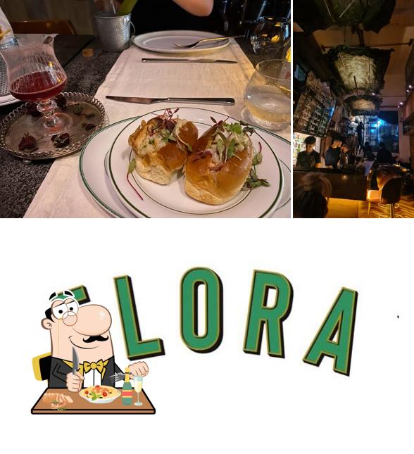 Comida em Flora Bar