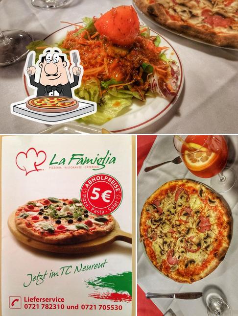 Prenez des pizzas à Restaurant La Famiglia