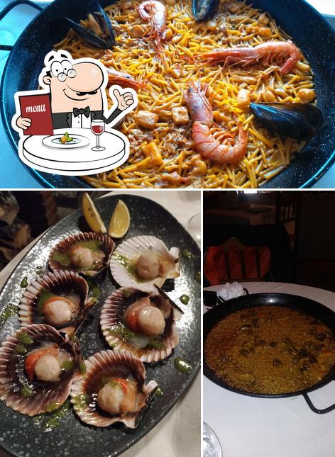 Еда в "Restaurante Entre Los Naranjos"