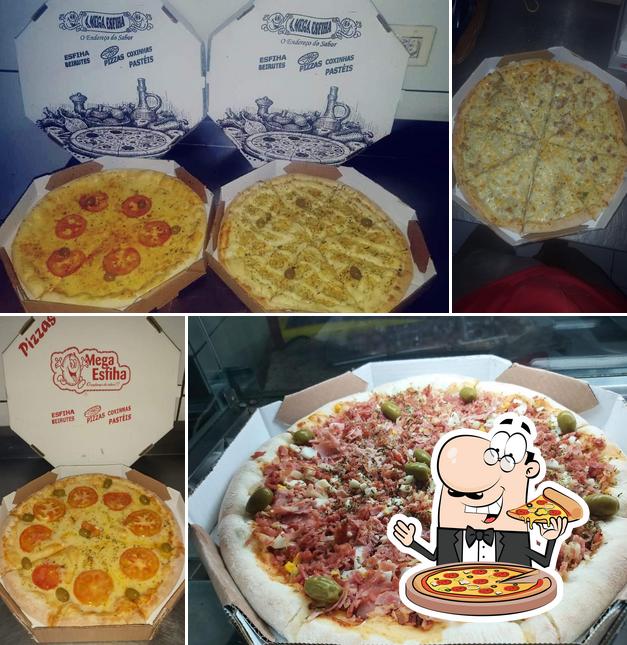 Consiga pizza no A Mega Esfiha