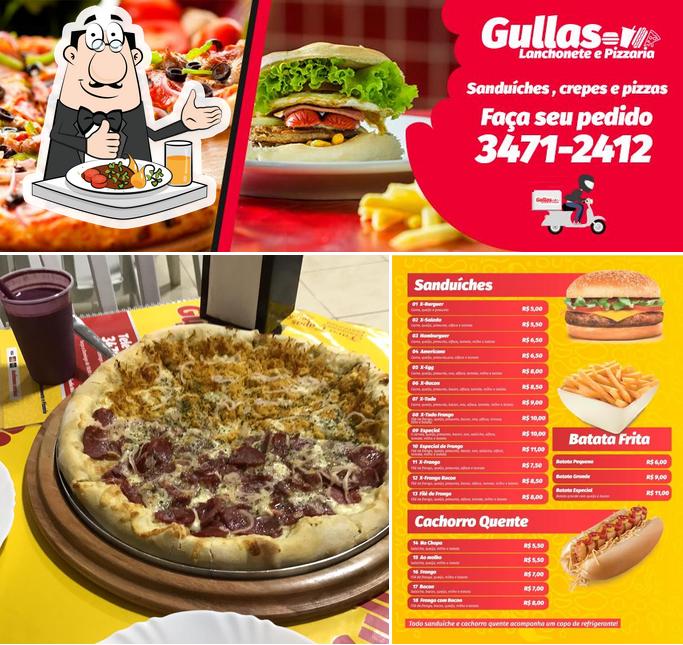 Comida em Gulla's Lanchonete e Pizzaria