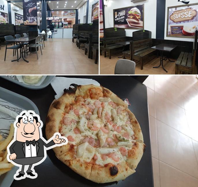 Le Best se distingue par sa intérieur et pizza