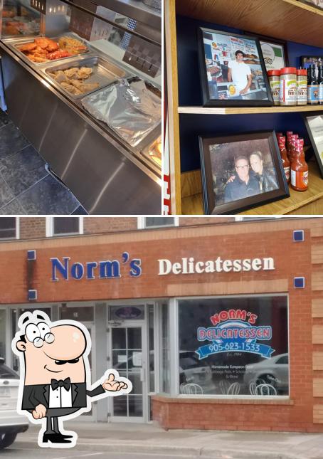 L'intérieur de Norm's Delicatessen