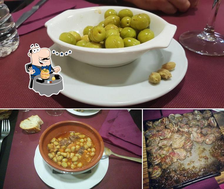 Еда в "Restaurante Las Brasas Calafell"