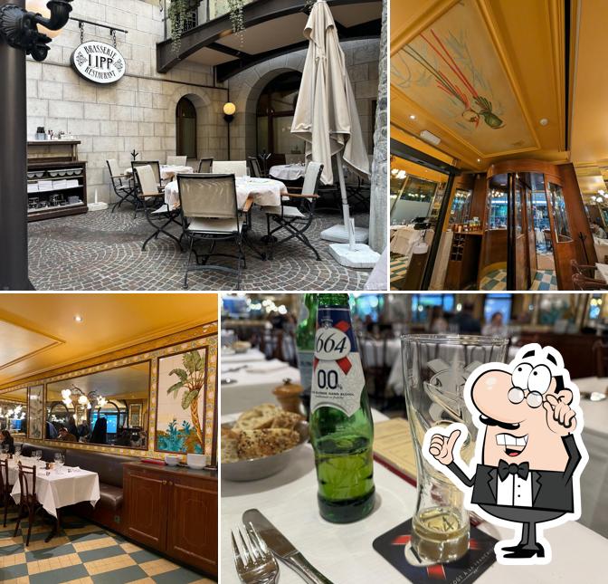 Gli interni di Brasserie Lipp