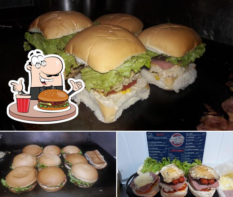 Os hambúrgueres do American Burguer Delivery Lanche irão satisfazer uma variedade de gostos