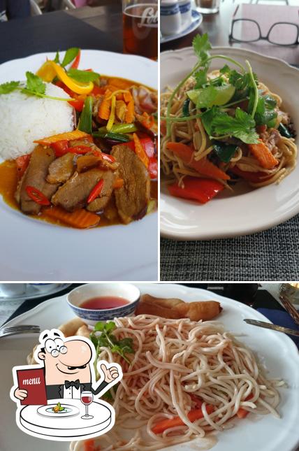Food at Asian Restaurant & Café