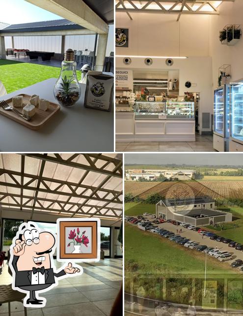 Dai un’occhiata alla immagine che presenta la interni e esterno di Gelatteria - il gelato della fattoria
