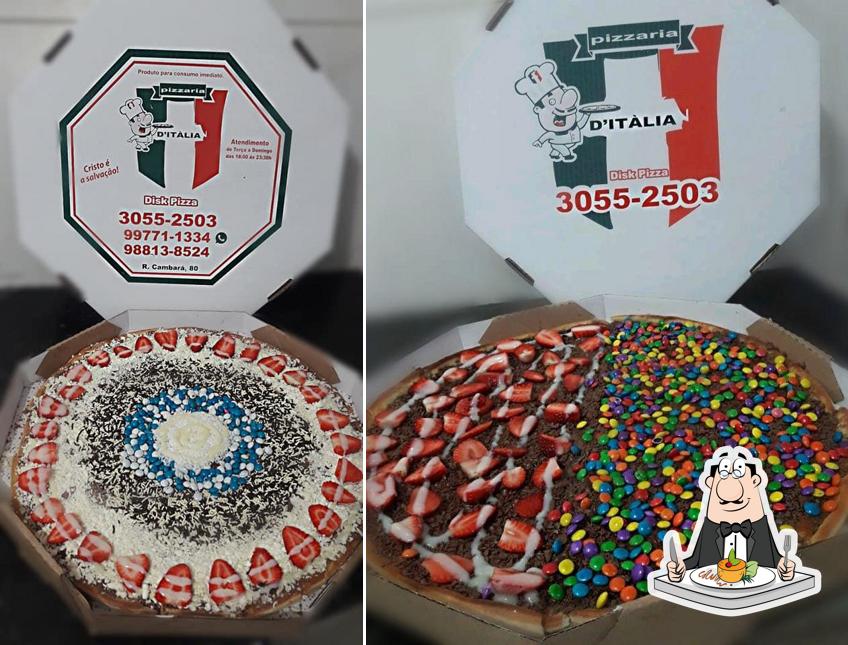 Comida em Pizzaria D'itália