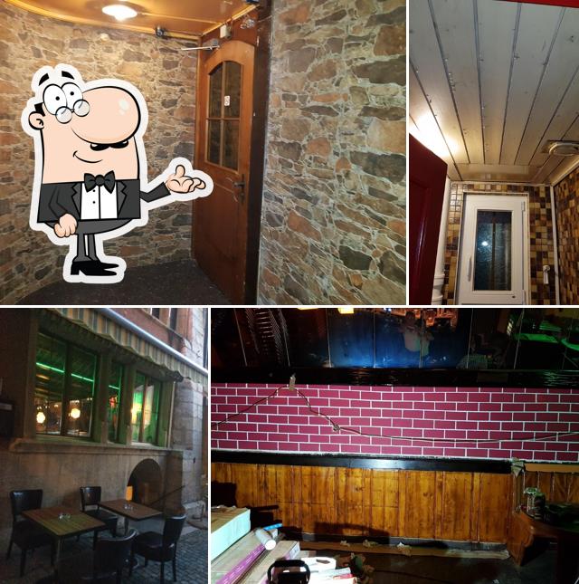 Gli interni di zu Pfistern Restaurant bar