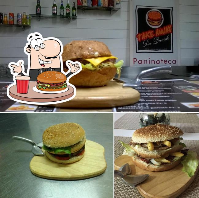 Ordina un hamburger a Take-away Paninoteca da Davide