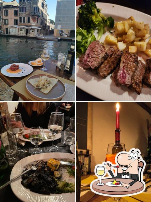 Cibo al Trattoria Alla Fontana