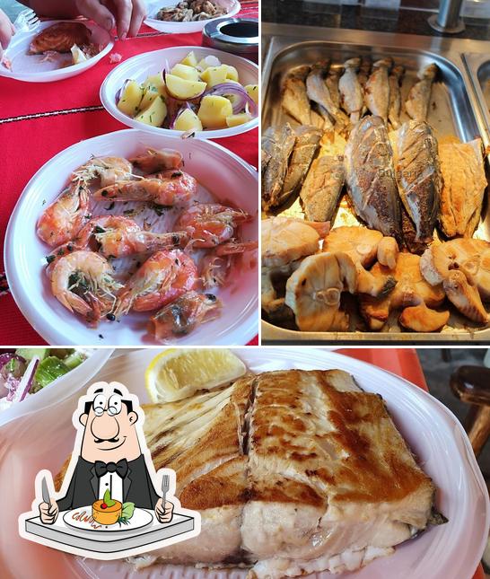 Nourriture à Барбекю и риба "БЪЧВАТА" BBQ & Fish “Buchvata”