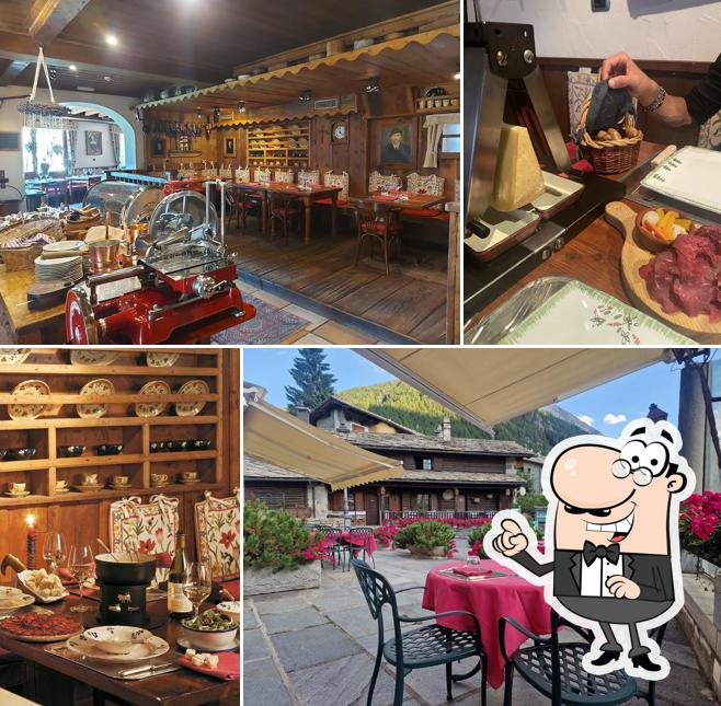 Посмотрите на внутренний интерьер "Bar à Fromage, restaurant de montagne"