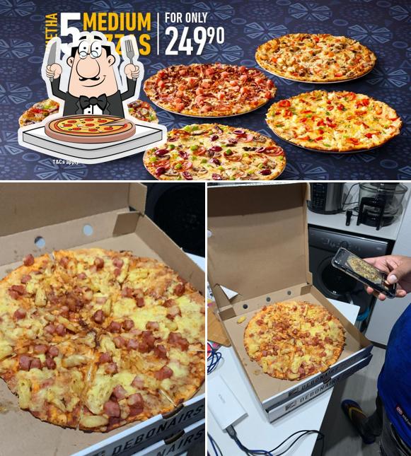 Order pizza at Debonairs Pizza