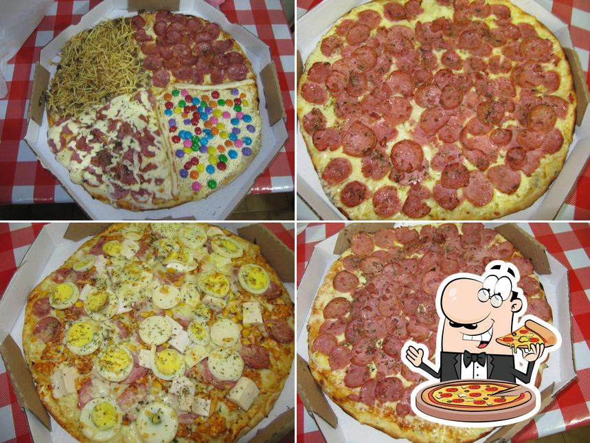 No Estancia coroados disk pizza Marechal Cândido Rondon PR, você pode conseguir pizza