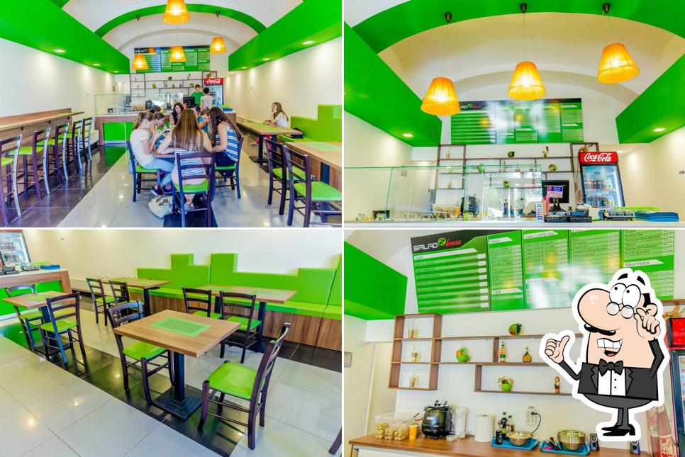 Check out how SALAD HOUSE looks inside