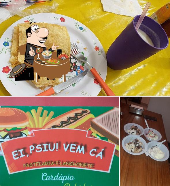 Comida em Lanchonete e Pastelaria Ei, Psiu! Vem Cá