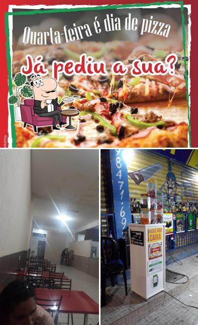 O PIZZARIA NATHELY CEILANDIA se destaca pelo interior e comida