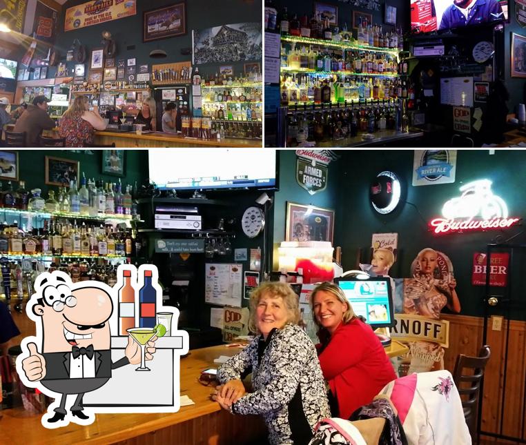 See the pic of Hardtails Bar & Grill
